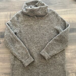 Cozy Mushroom color Turtleneck Sweater